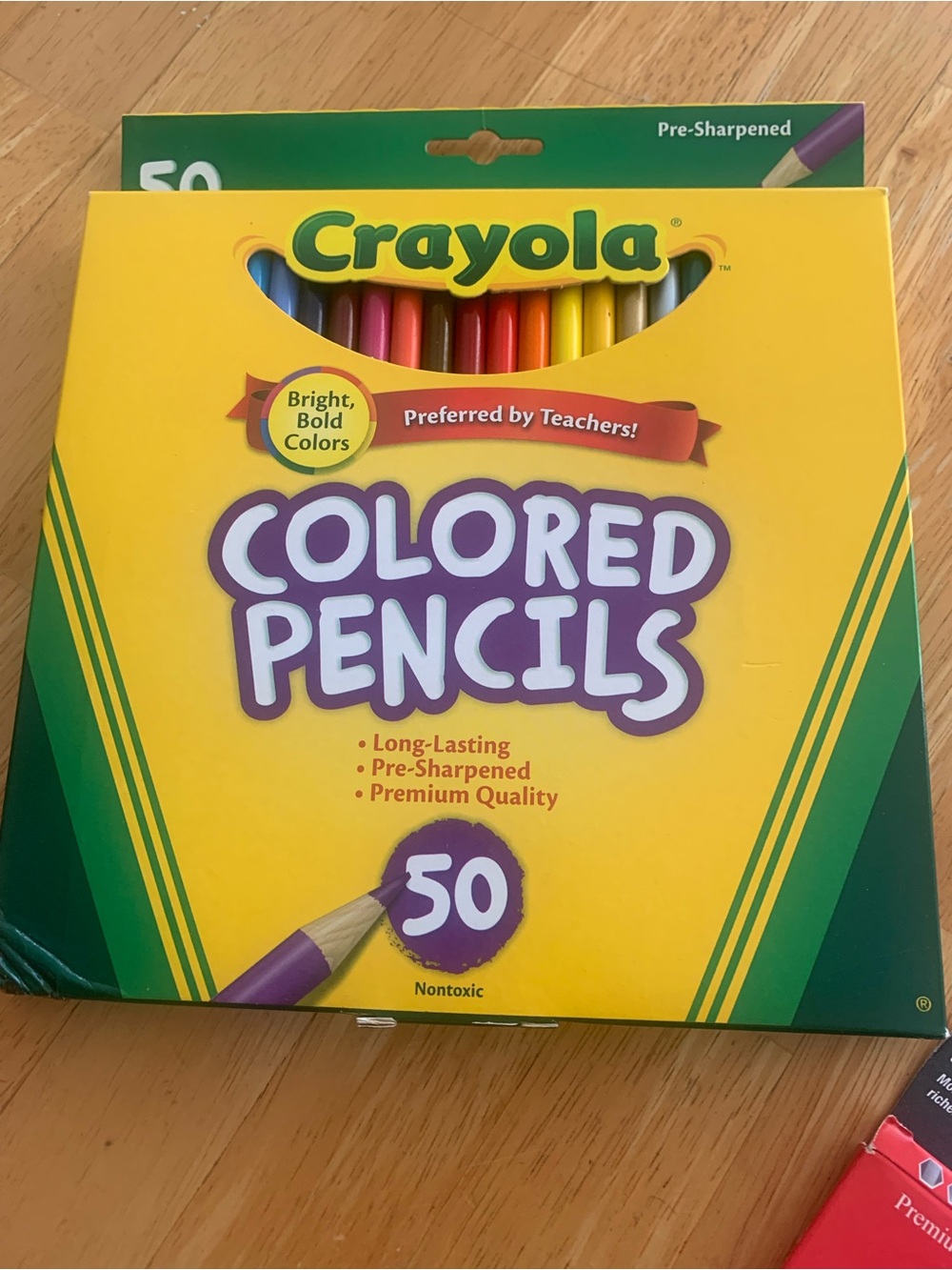 Crayola Colored Pencils Assortment - Blue, Yellow, Pink, Purple, Black, White - Picture 2 of 4